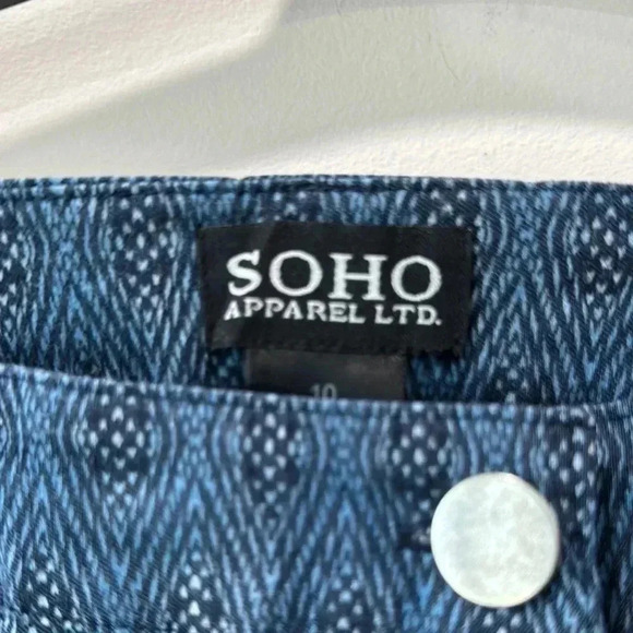 Soho Apparel Blue Straight Leg Pants - Picture 2 of 11